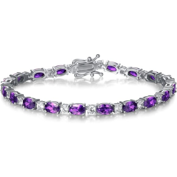 Jewelry - Birthstone Bracelets Sterling Silver Tennis Bracelets Charm Fine Jewelry Valenti
